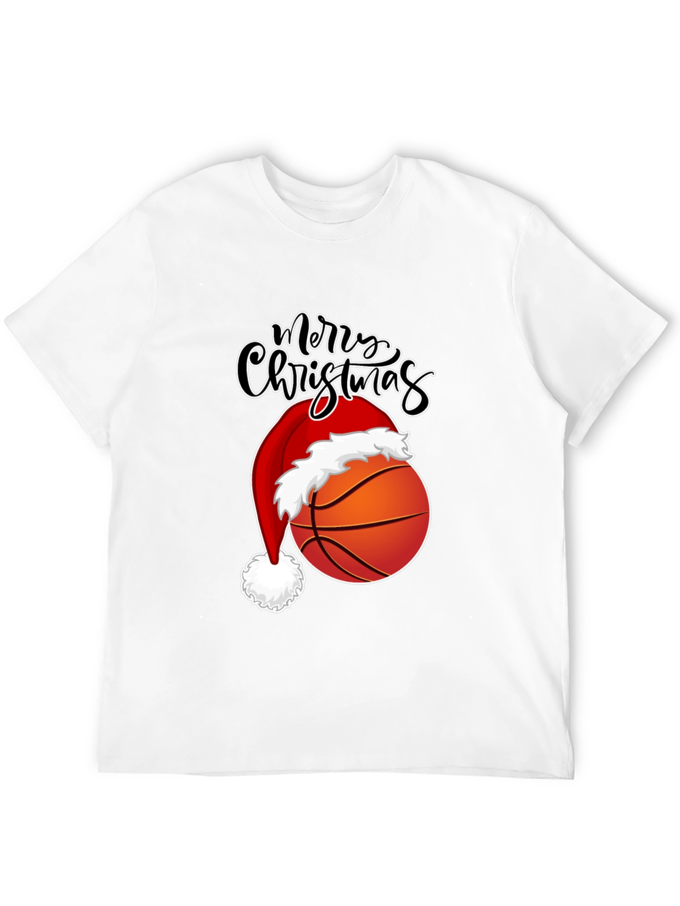 Basketball Merry Christmas T-Shirt