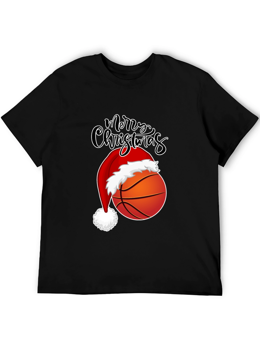Basketball Merry Christmas T-Shirt