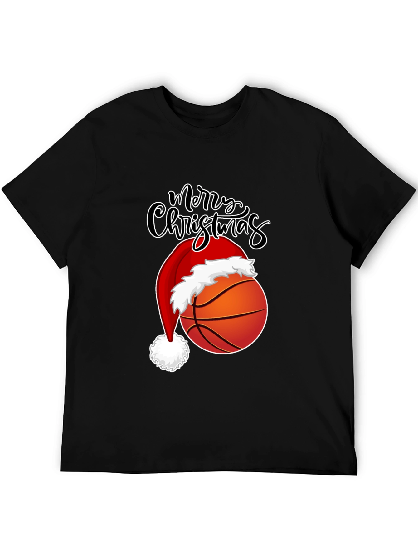 Basketball Merry Christmas T-Shirt
