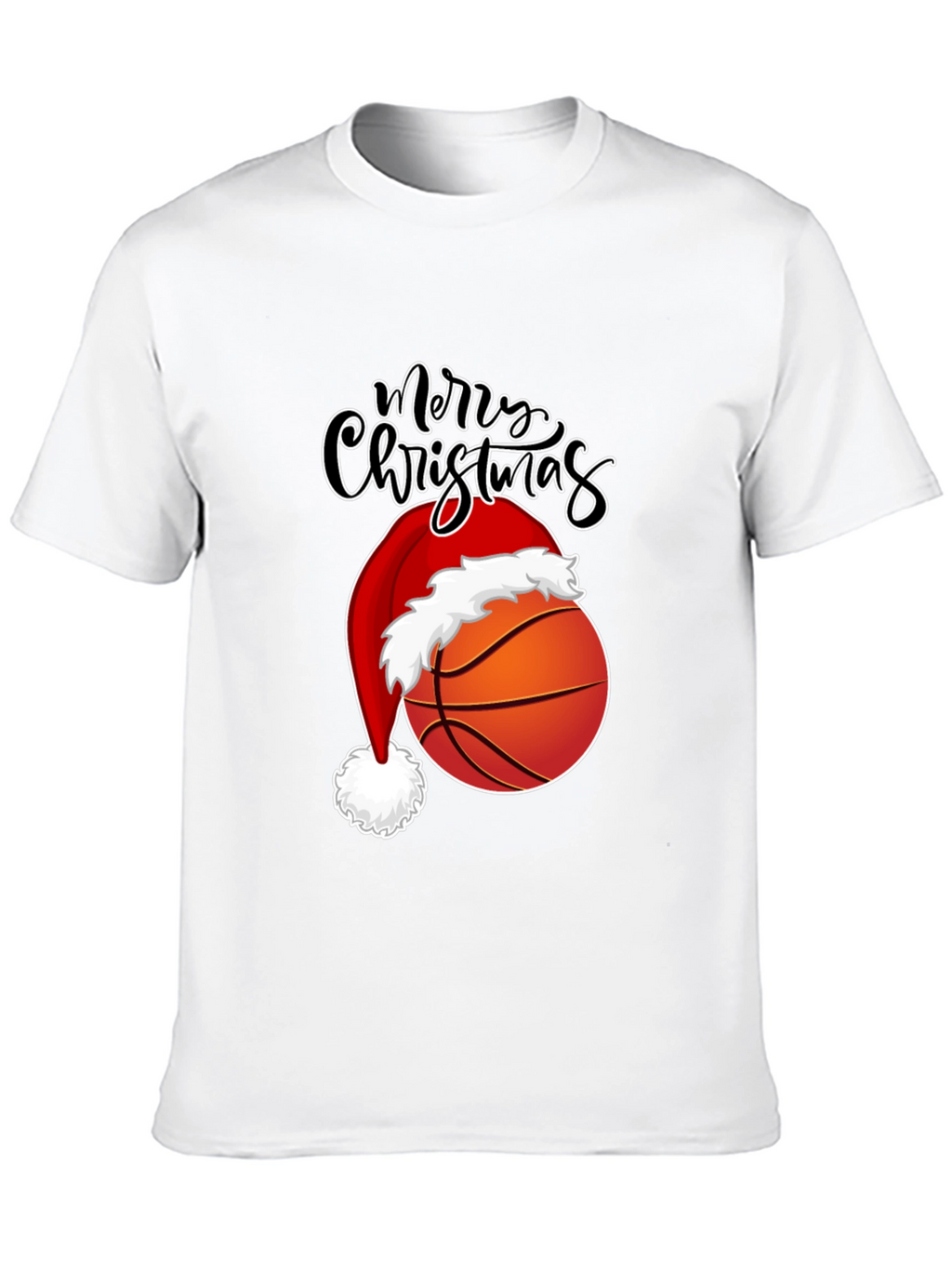 Basketball Merry Christmas T-Shirt