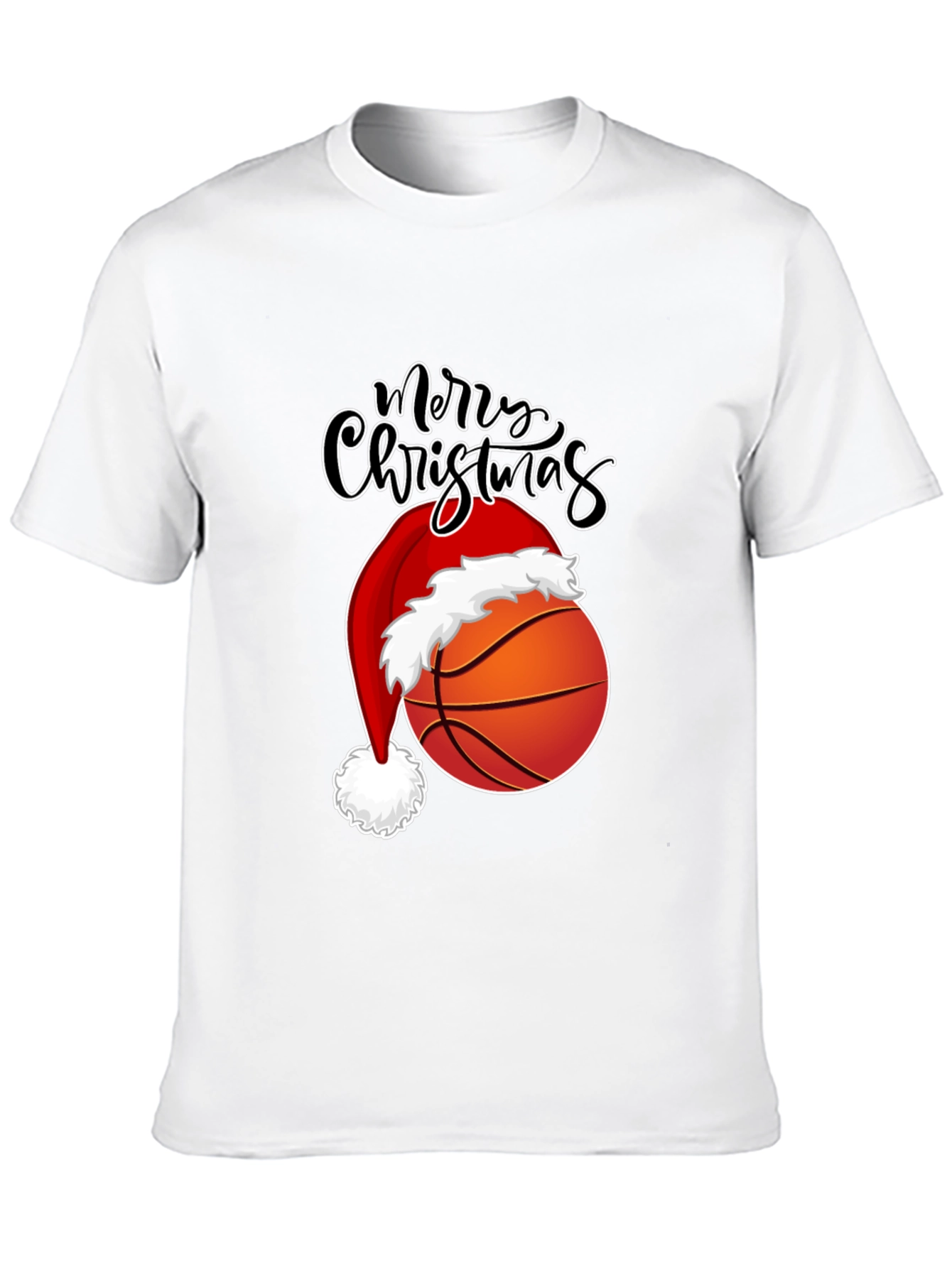 Basketball Merry Christmas T-Shirt