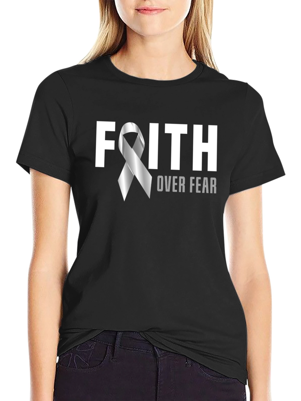 Faith Over Fear T-Shirt - Inspirational Tee