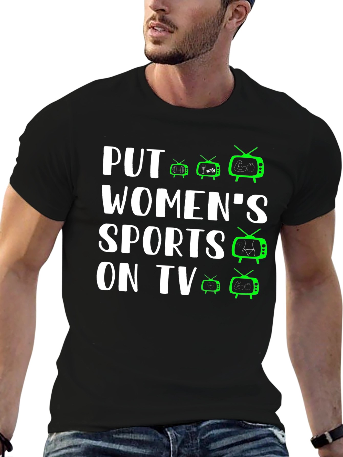 Put Womens Sports On TV T-Shirt