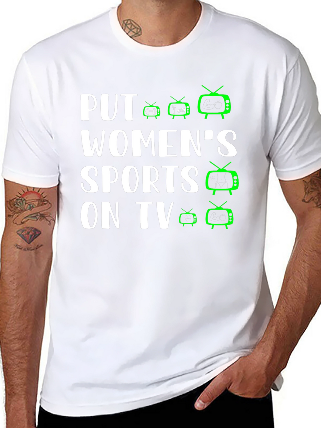 Put Womens Sports On TV T-Shirt