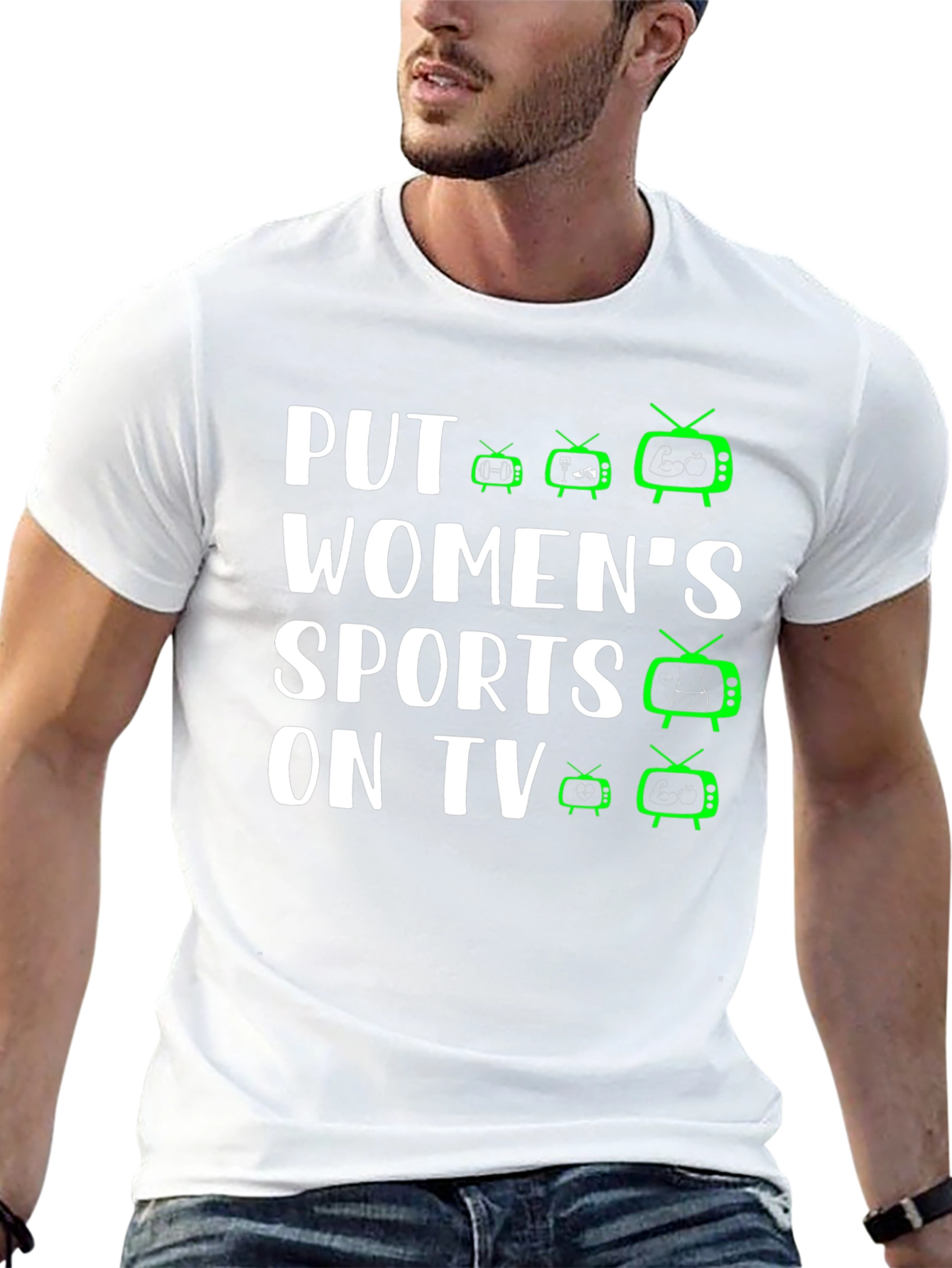 Put Womens Sports On TV T-Shirt
