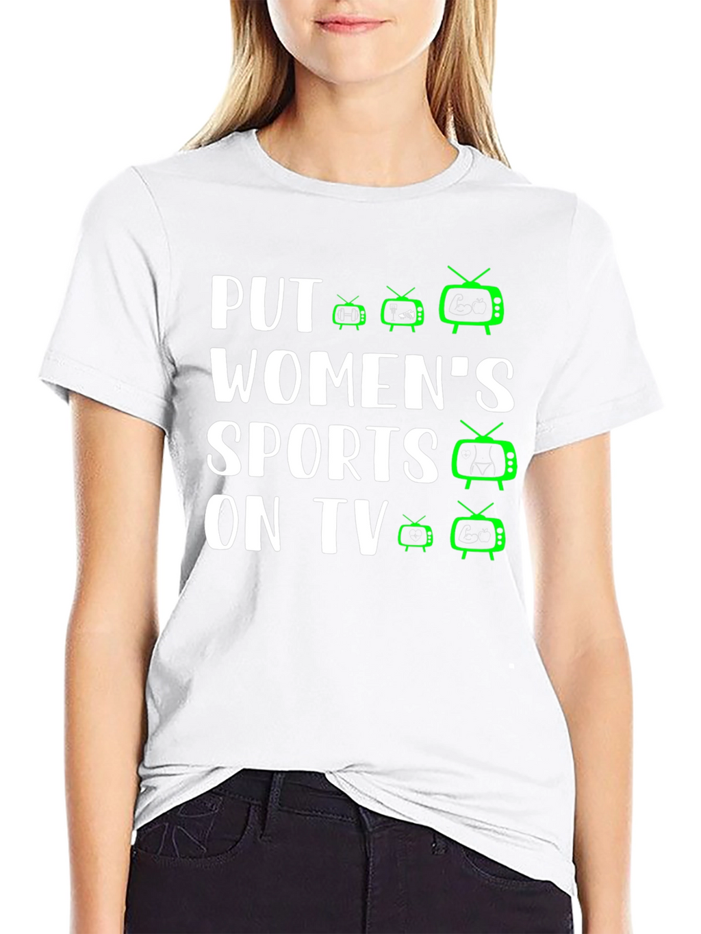 Put Womens Sports On TV T-Shirt