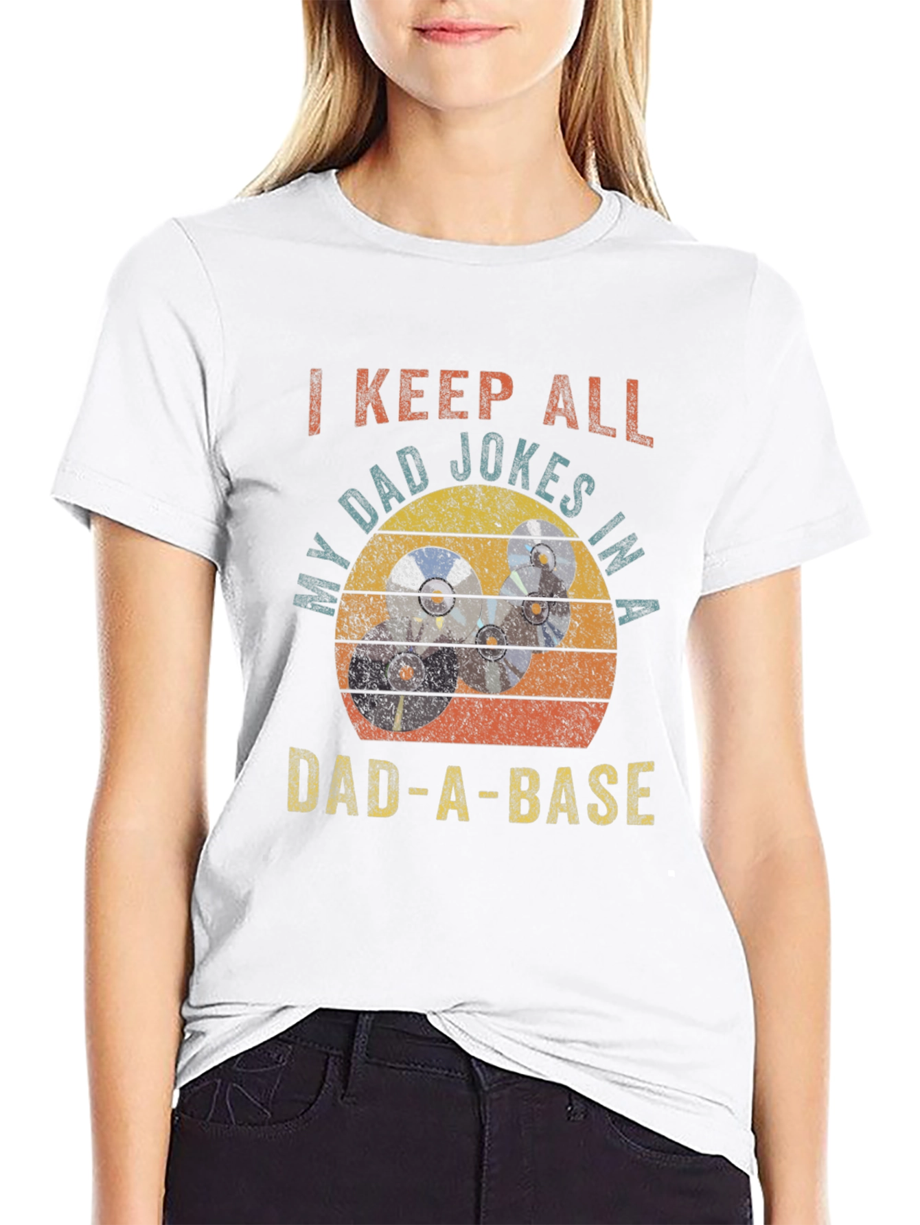 Dad-A-Base T-Shirt: I Keep All My Dad Jokes