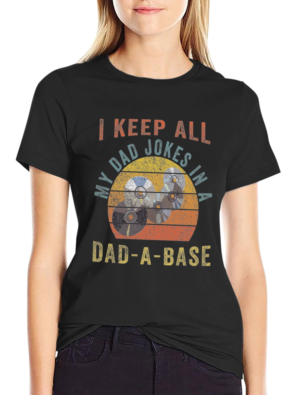 Dad-A-Base T-Shirt: I Keep All My Dad Jokes
