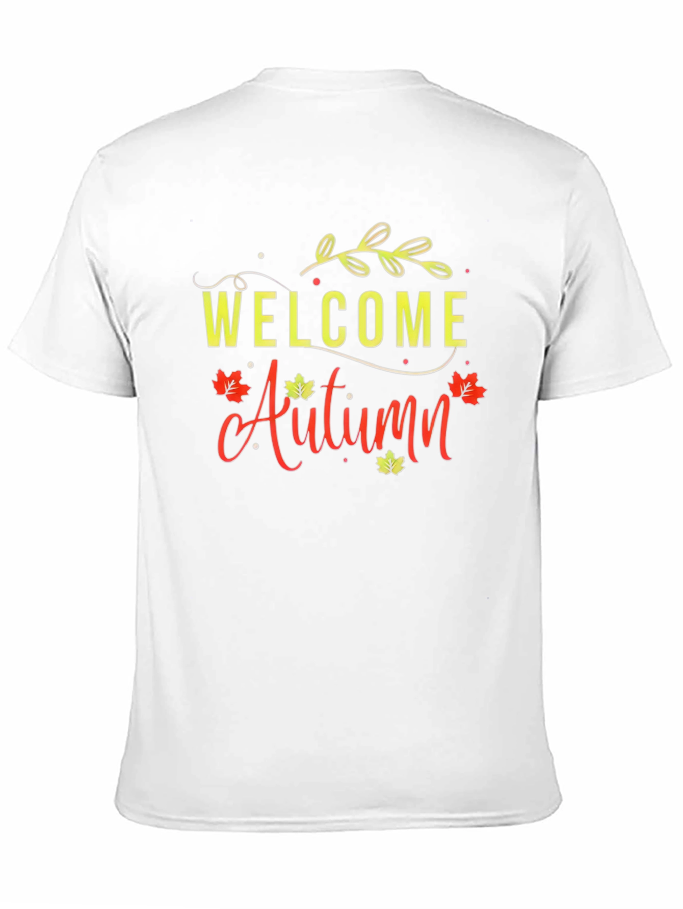 Welcome Autumn Graphic Tee - Black
