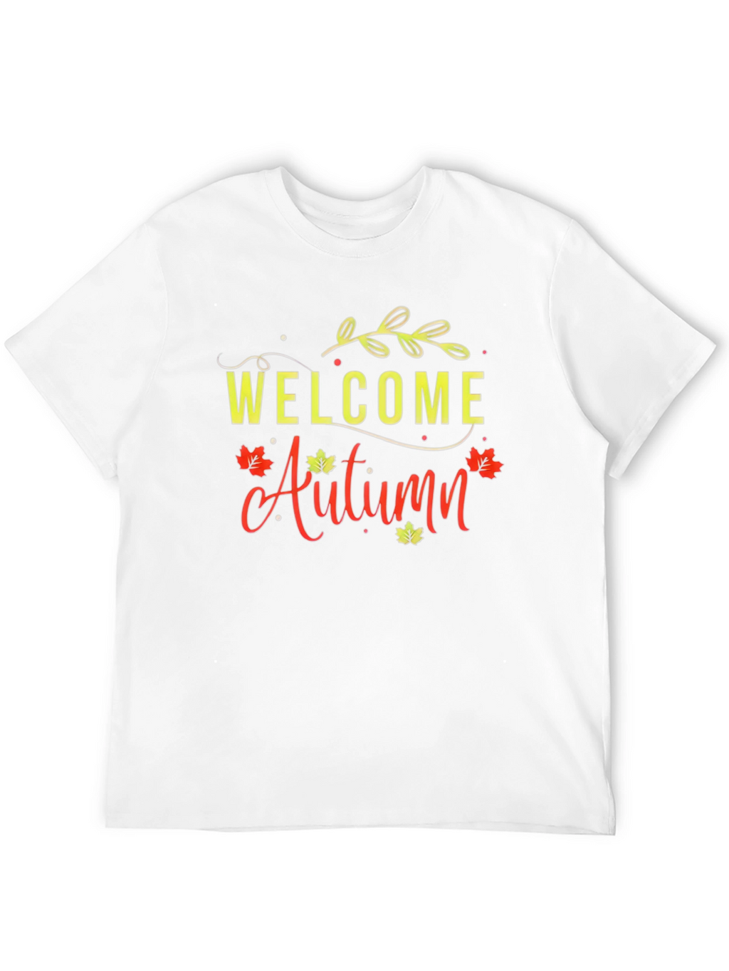 Welcome Autumn Graphic Tee - Black