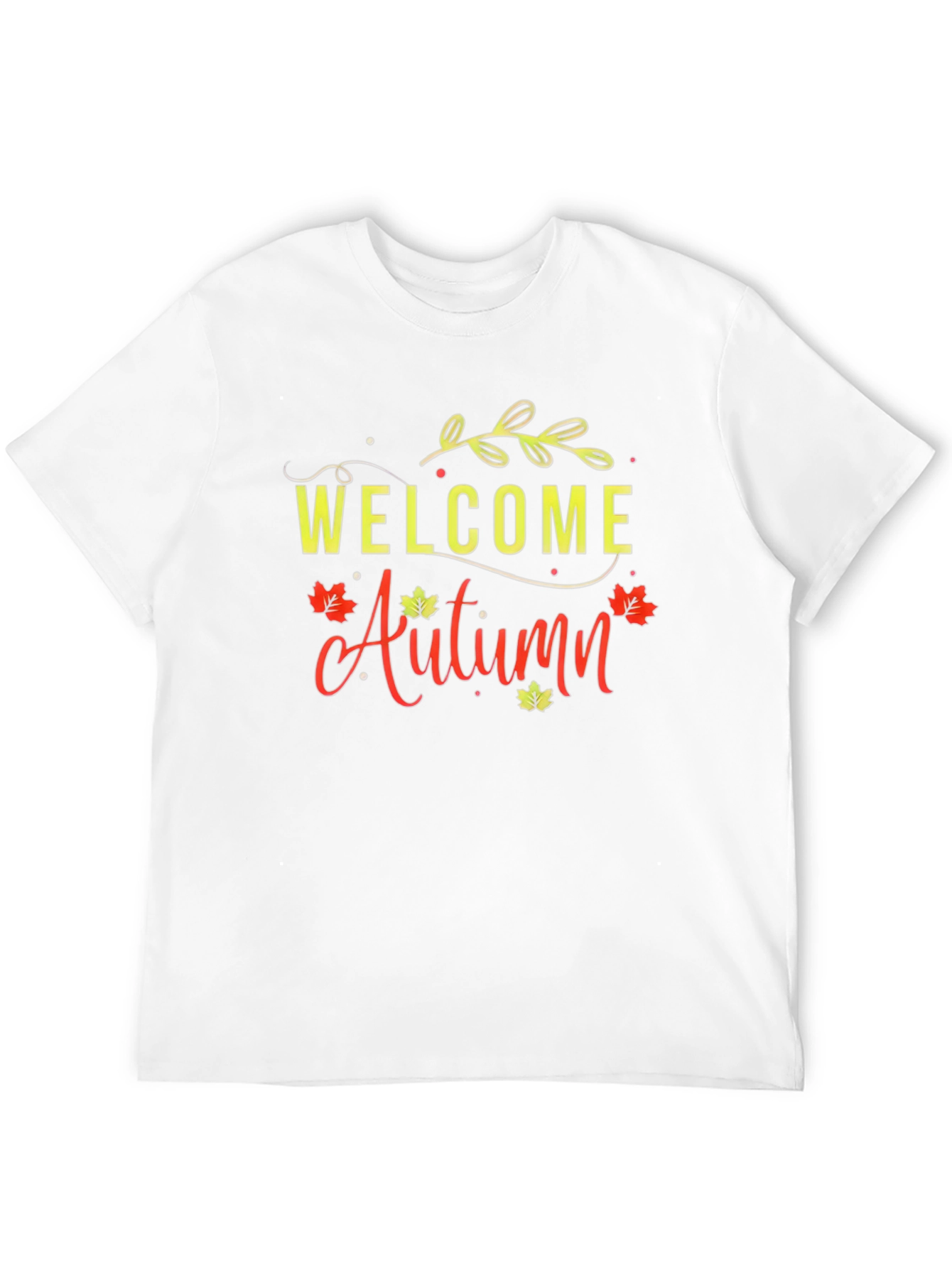 Welcome Autumn Graphic Tee - Black