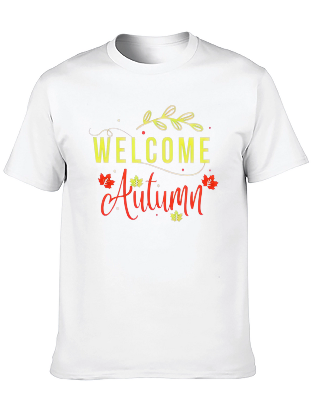 Welcome Autumn Graphic Tee - Black