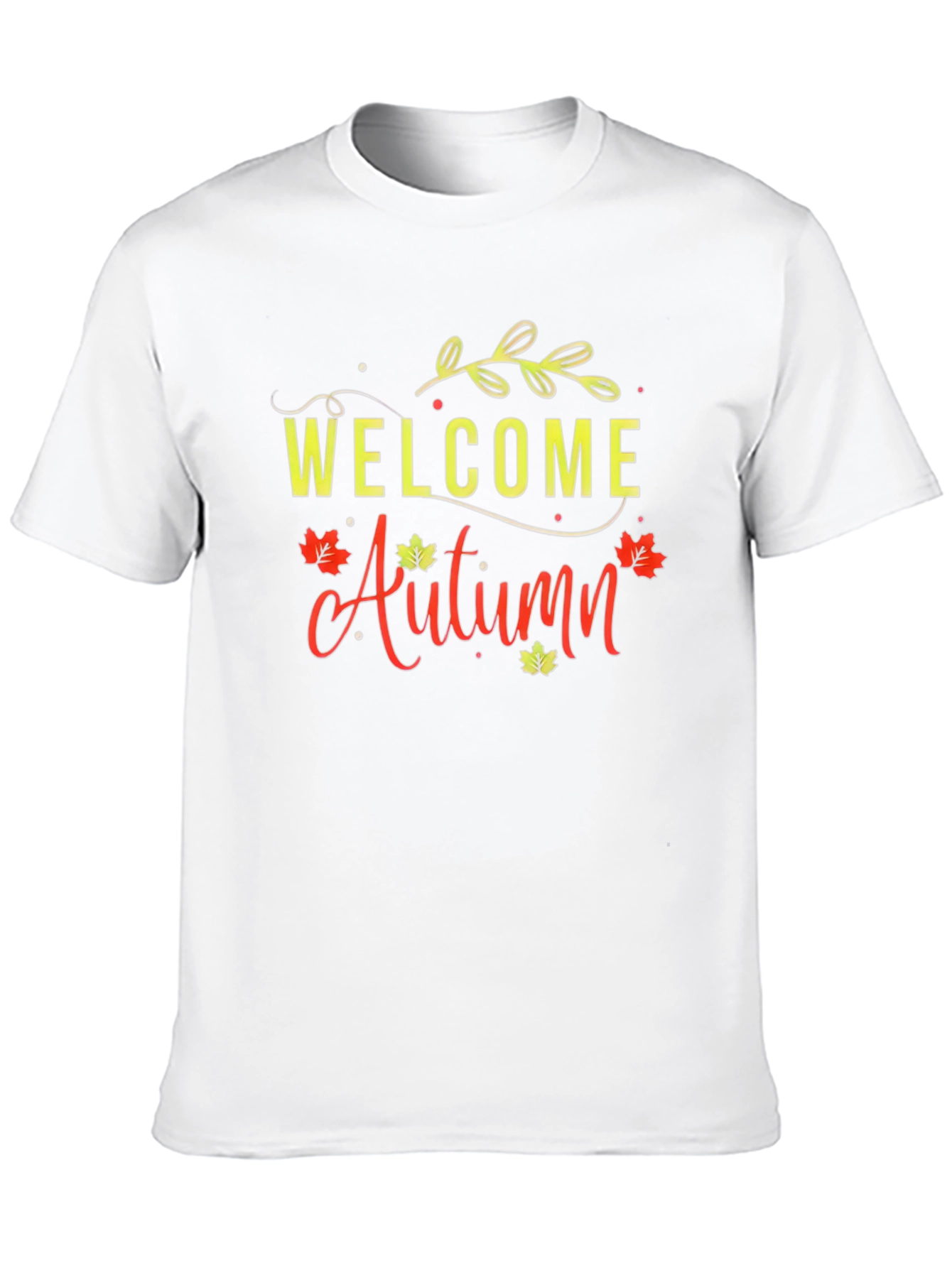 Welcome Autumn Graphic Tee - Black