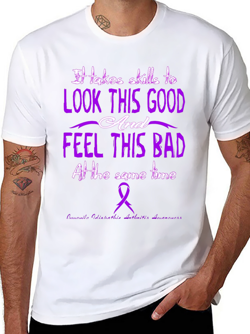 Skills to Look This Good Arthritis Awareness T-Shirt