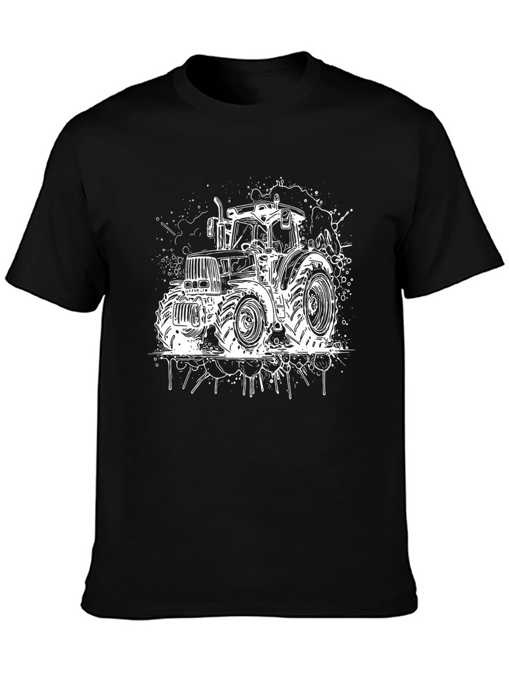 Tractor Graphic Black T-Shirt - Farm Life Apparel