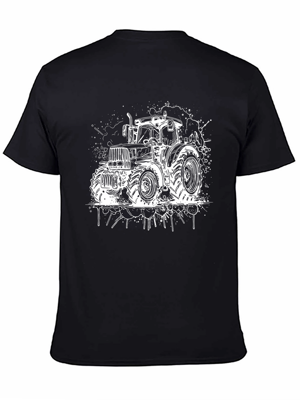 Tractor Graphic Black T-Shirt - Farm Life Apparel