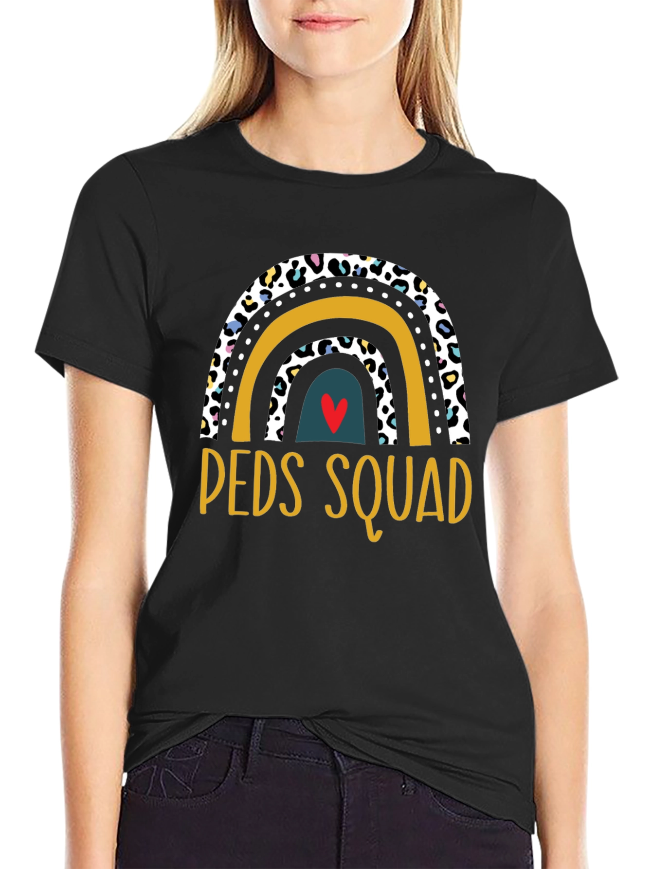 Peds Squad Rainbow Graphic Tee