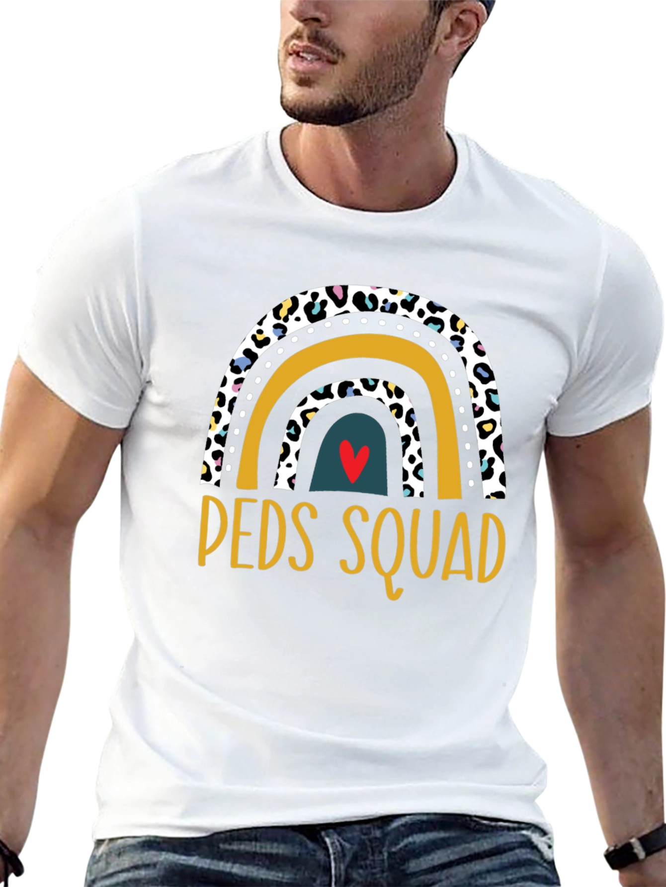 Peds Squad Rainbow Graphic Tee