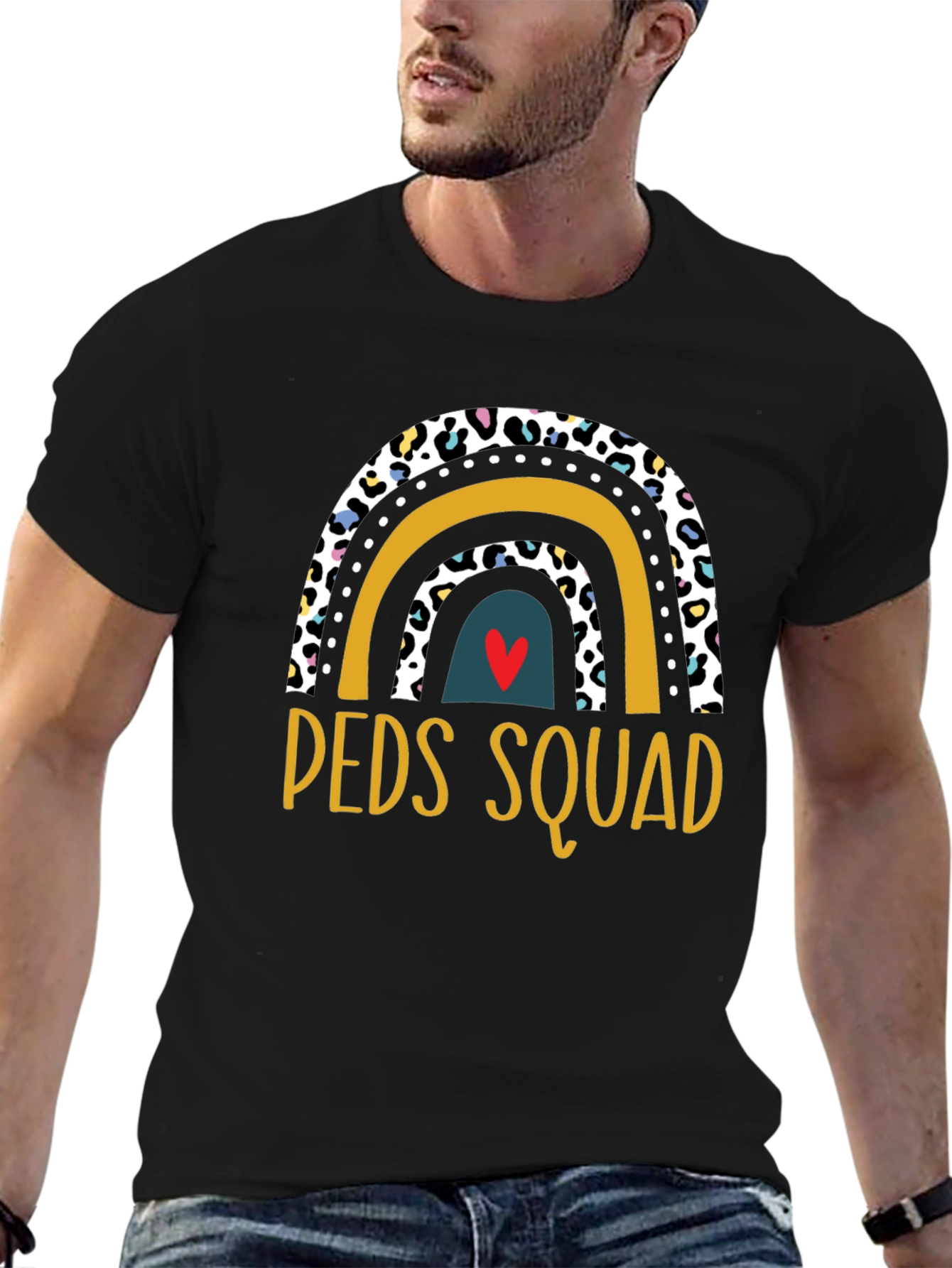Peds Squad Rainbow Graphic Tee