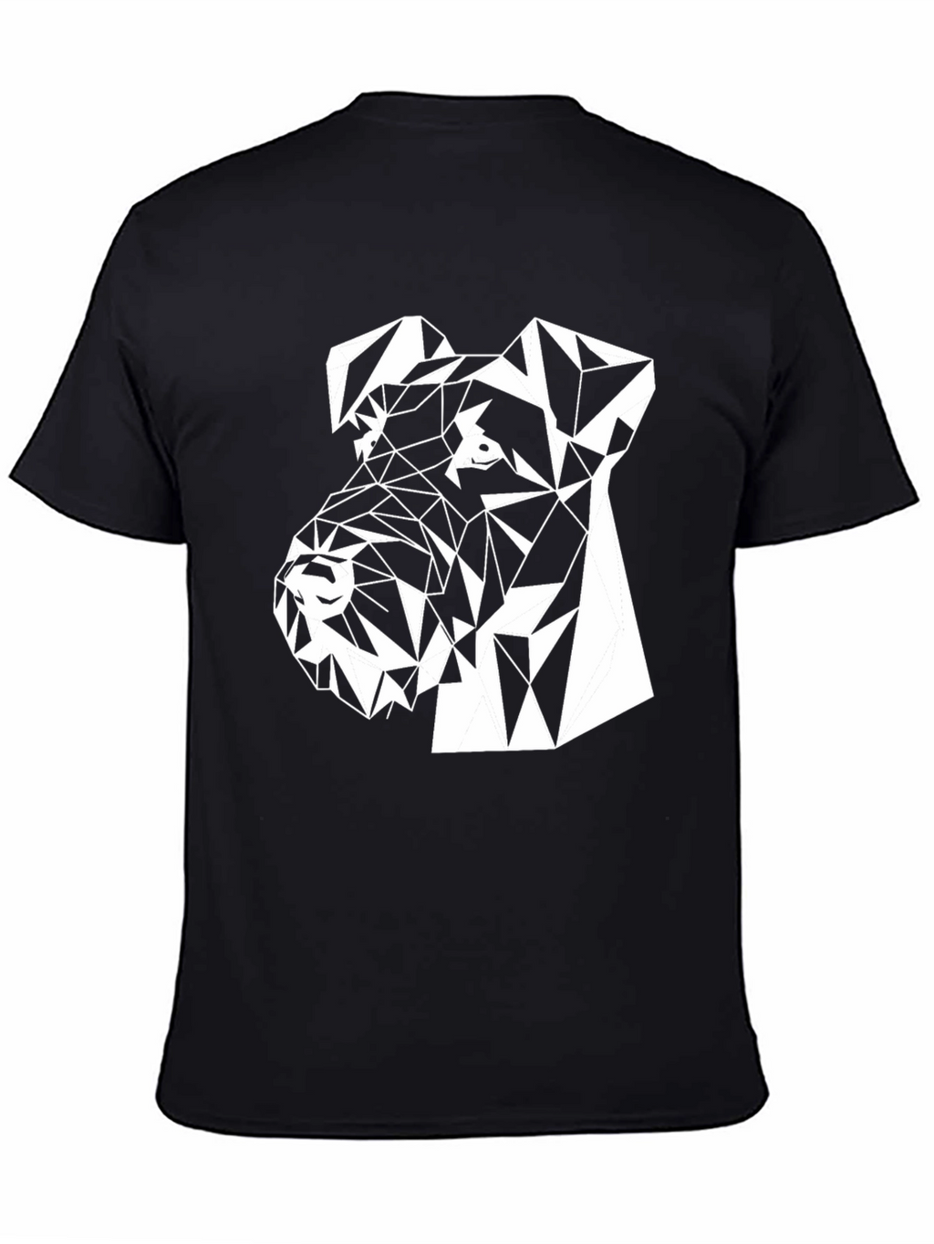 Geometric Dog Tee - Stylish Animal Lovers T-Shirt