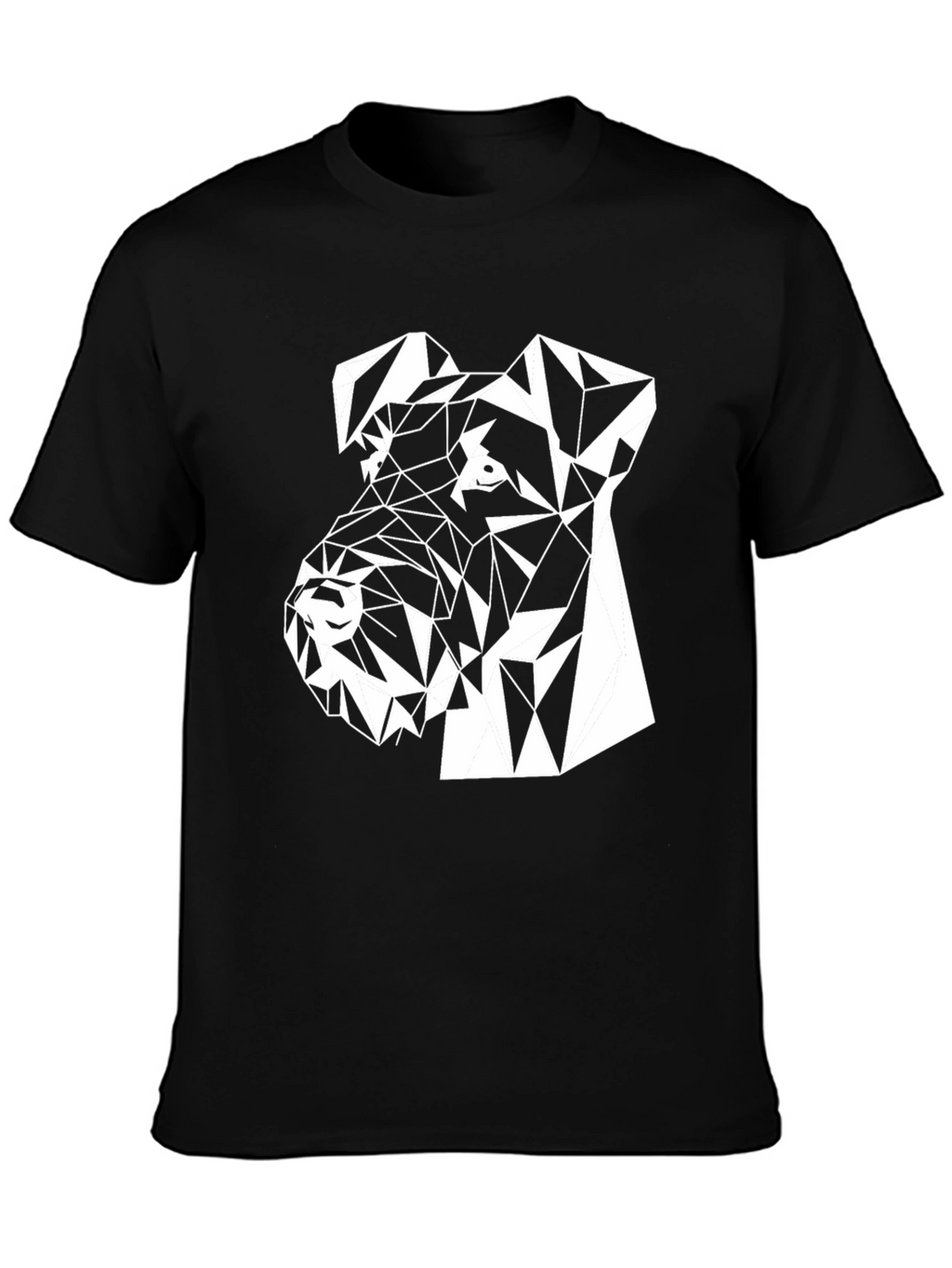 Geometric Dog Tee - Stylish Animal Lovers T-Shirt