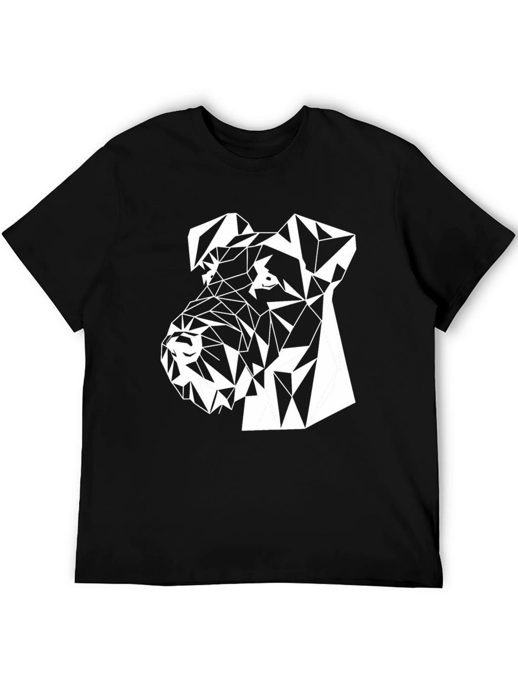 Geometric Dog Tee - Stylish Animal Lovers T-Shirt