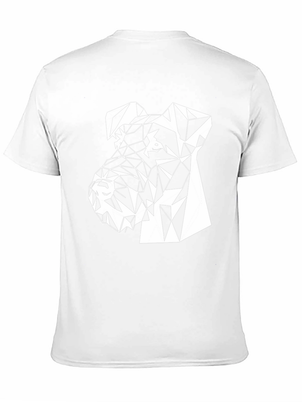 Geometric Dog Tee - Stylish Animal Lovers T-Shirt