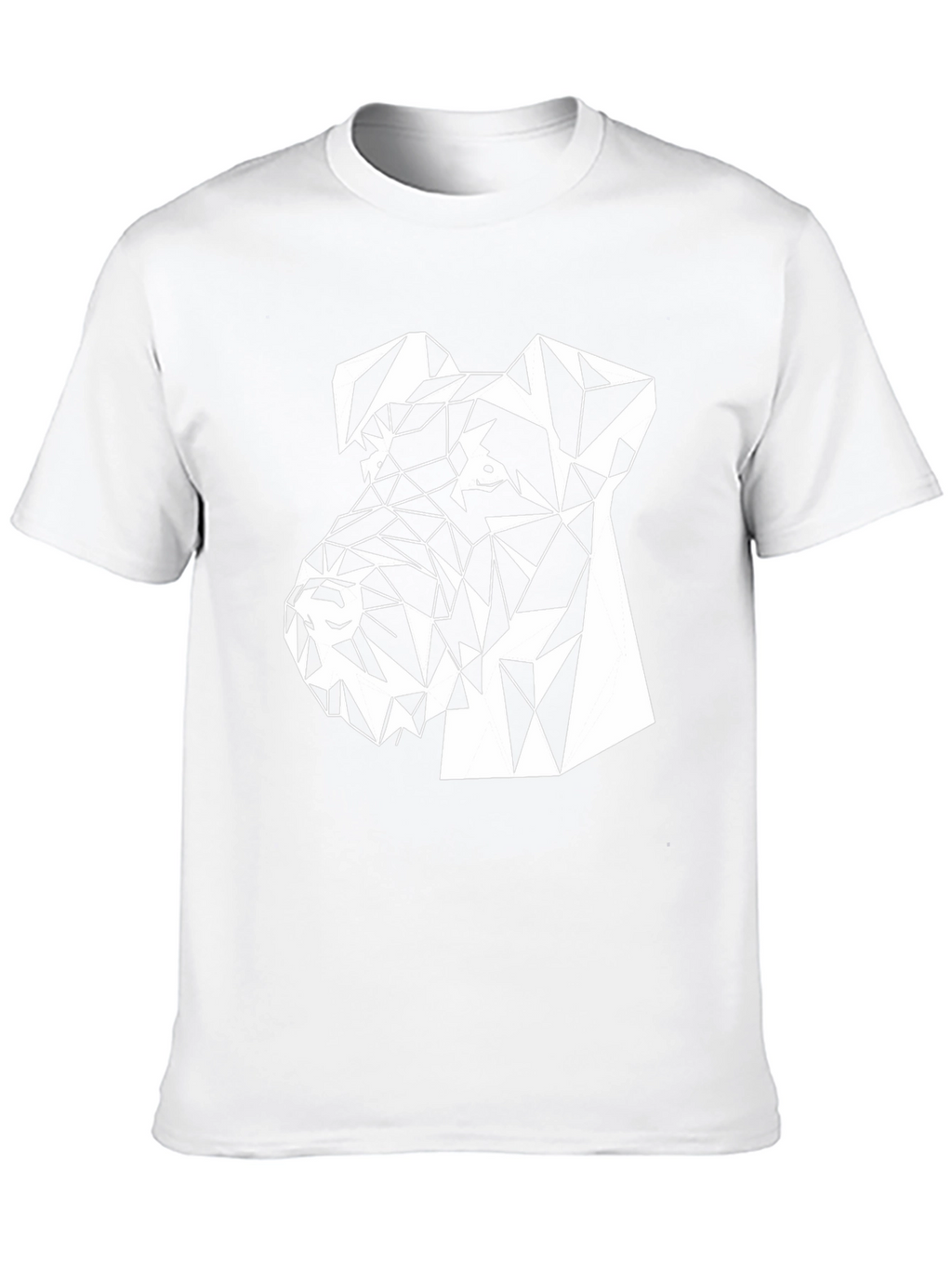 Geometric Dog Tee - Stylish Animal Lovers T-Shirt