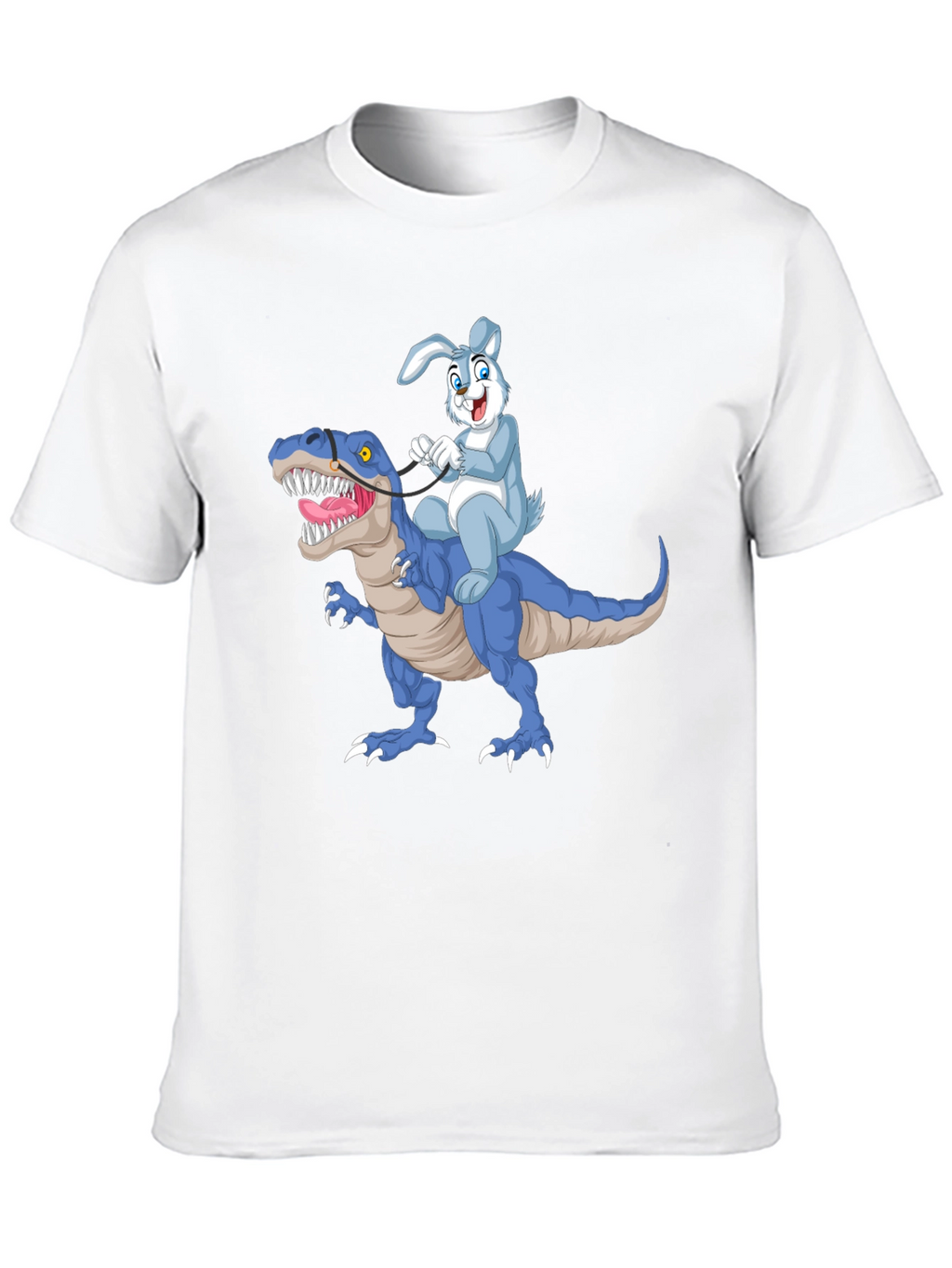 Bunny Riding Dinosaur T-Shirt