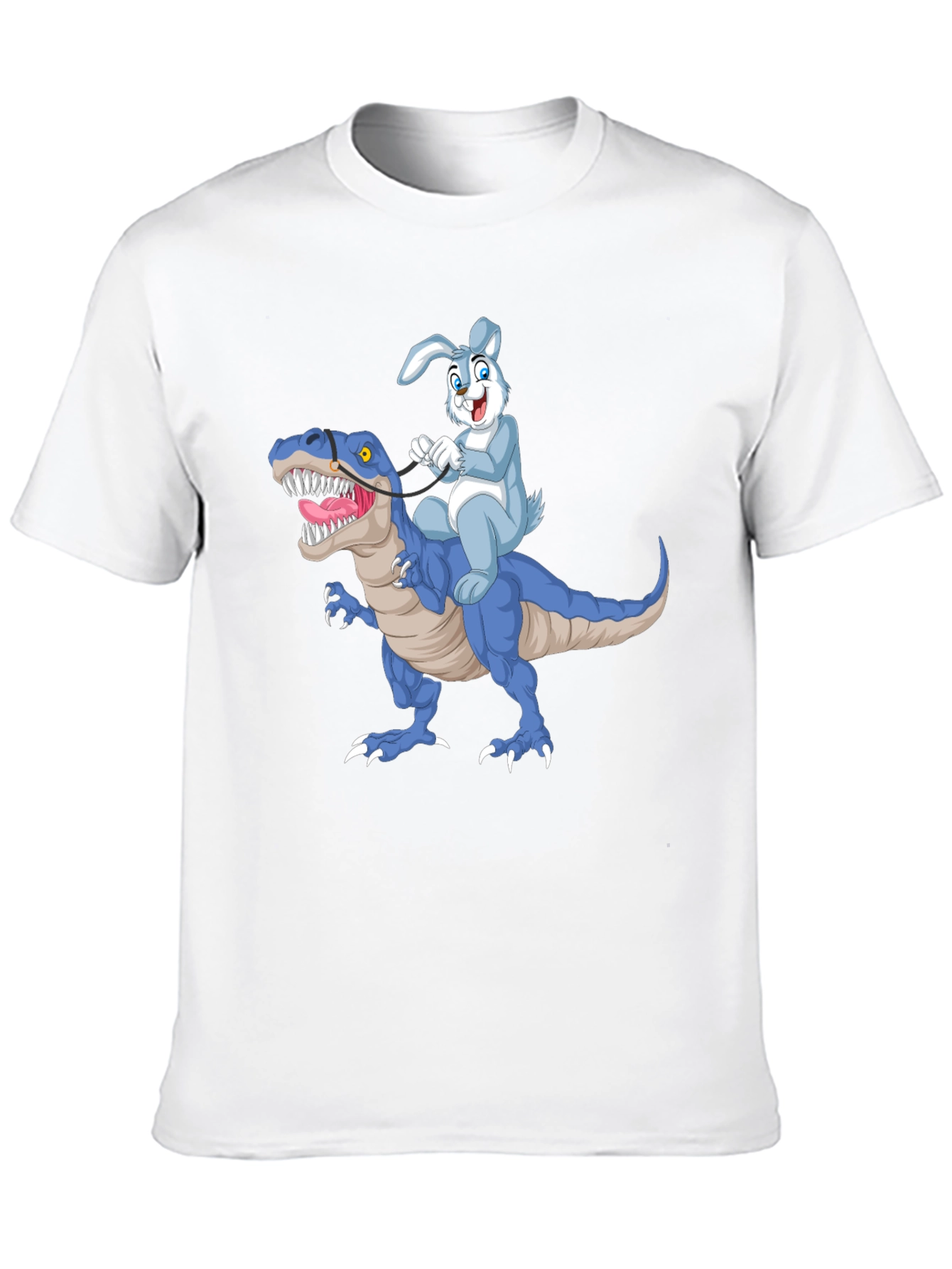 Bunny Riding Dinosaur T-Shirt