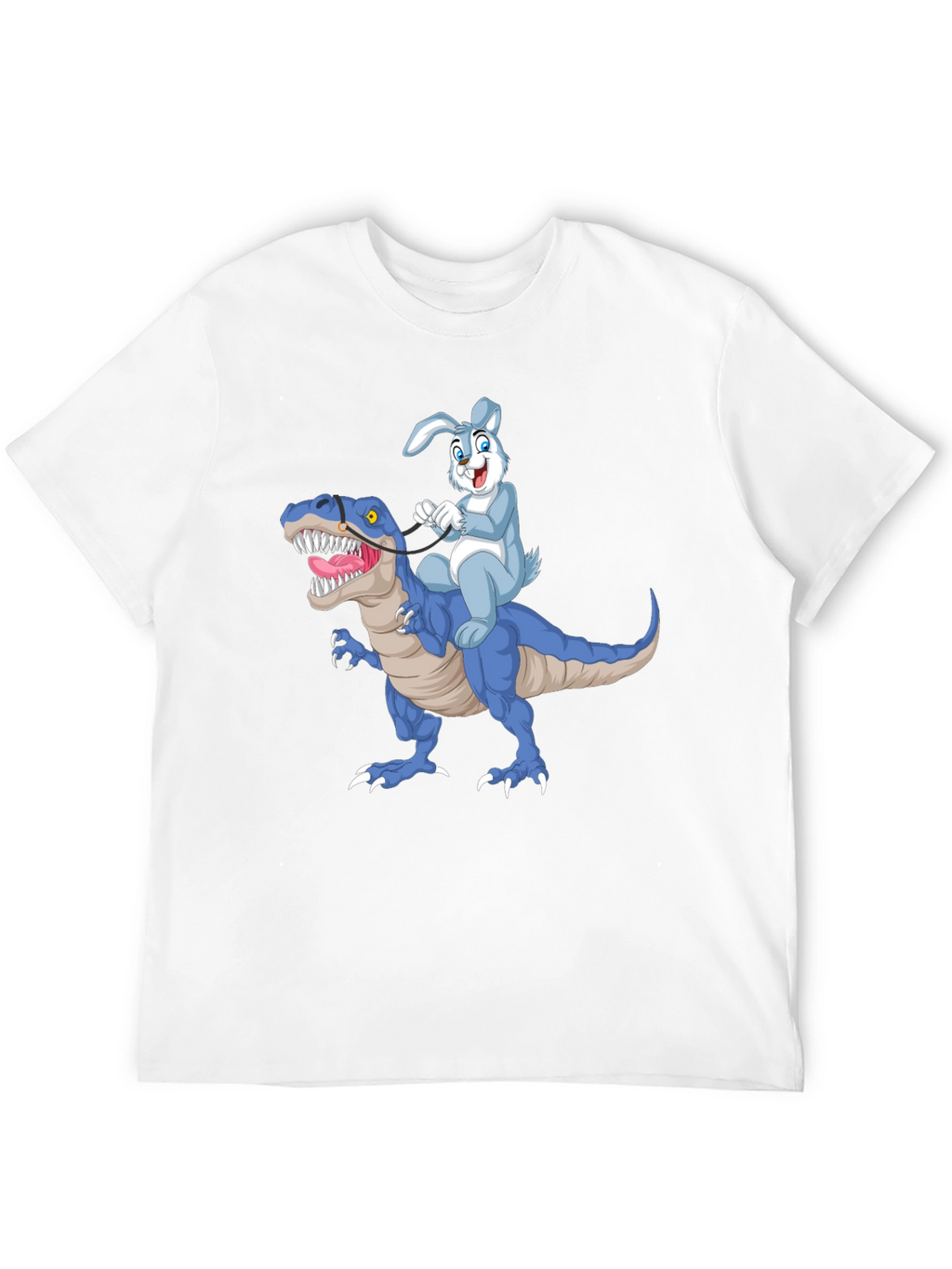Bunny Riding Dinosaur T-Shirt