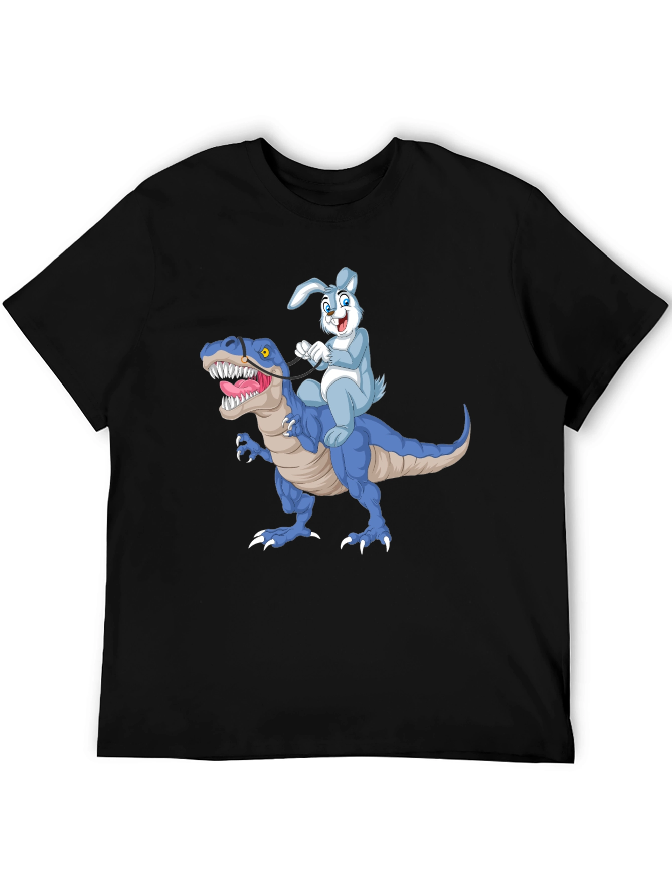 Bunny Riding Dinosaur T-Shirt