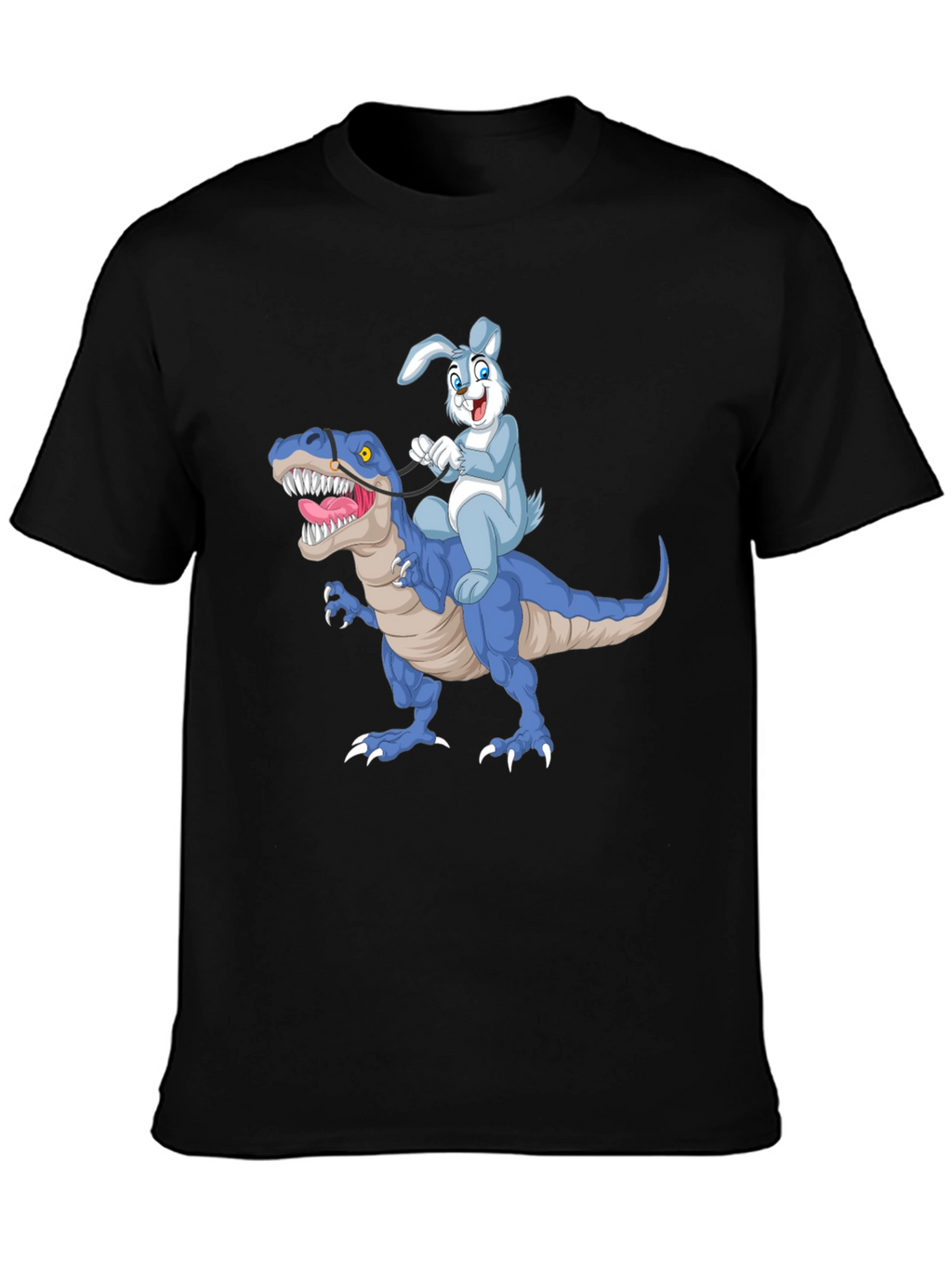 Bunny Riding Dinosaur T-Shirt