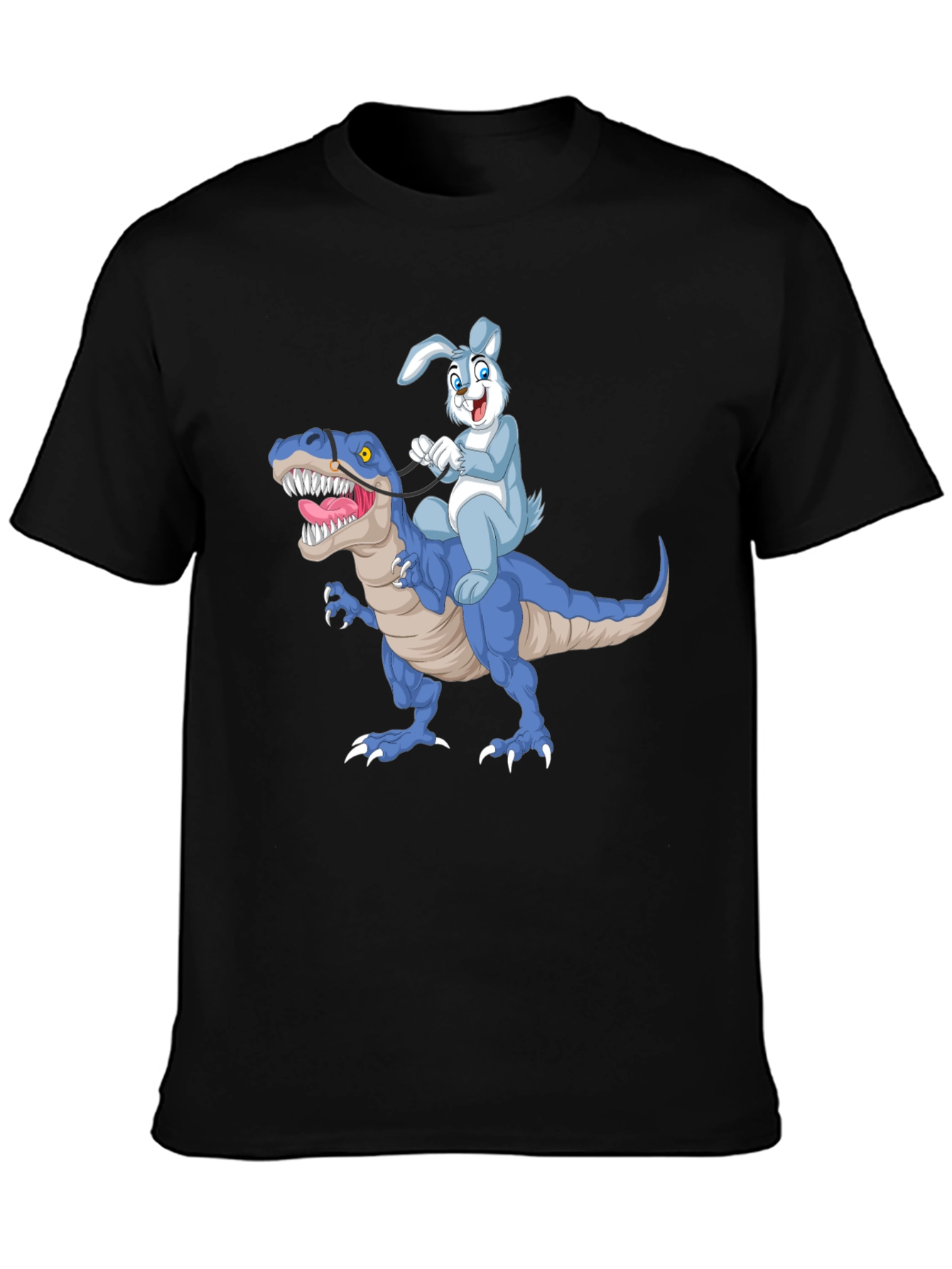 Bunny Riding Dinosaur T-Shirt