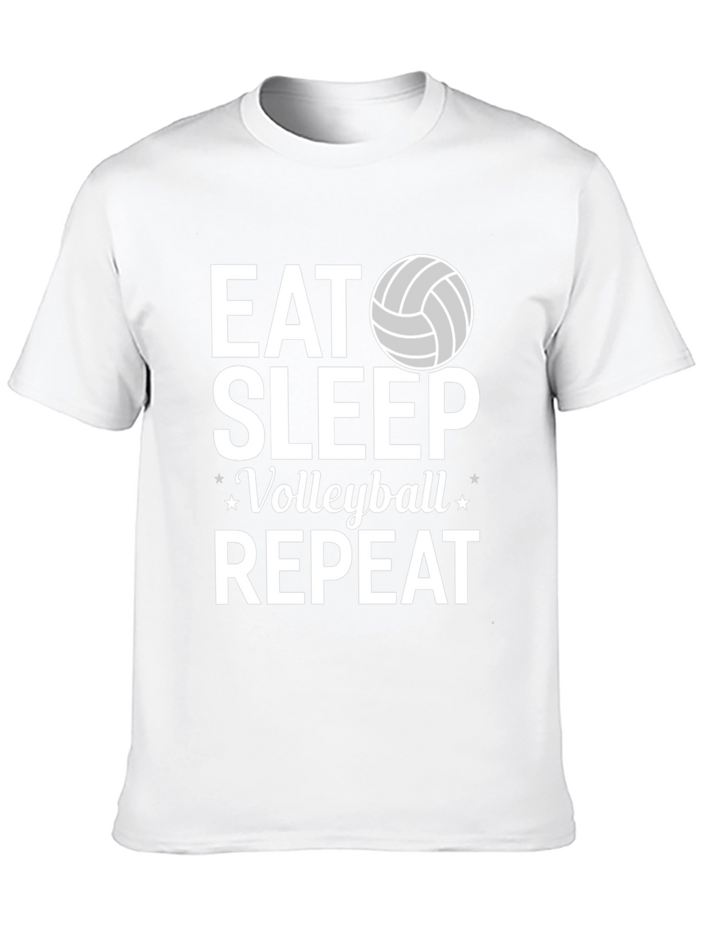 Eat Sleep Volleyball Repeat Black T-Shirt