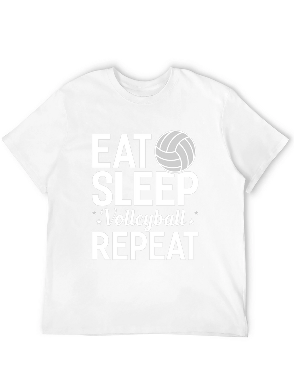 Eat Sleep Volleyball Repeat Black T-Shirt