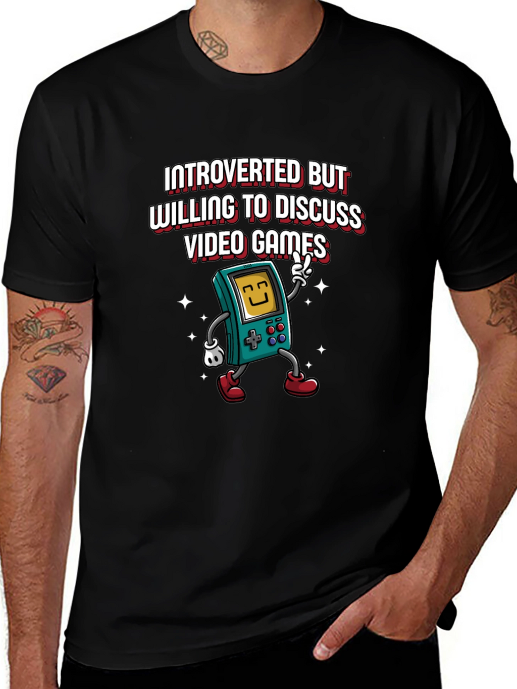 Introverted Gamer T-Shirt: Video Game Lover Apparel