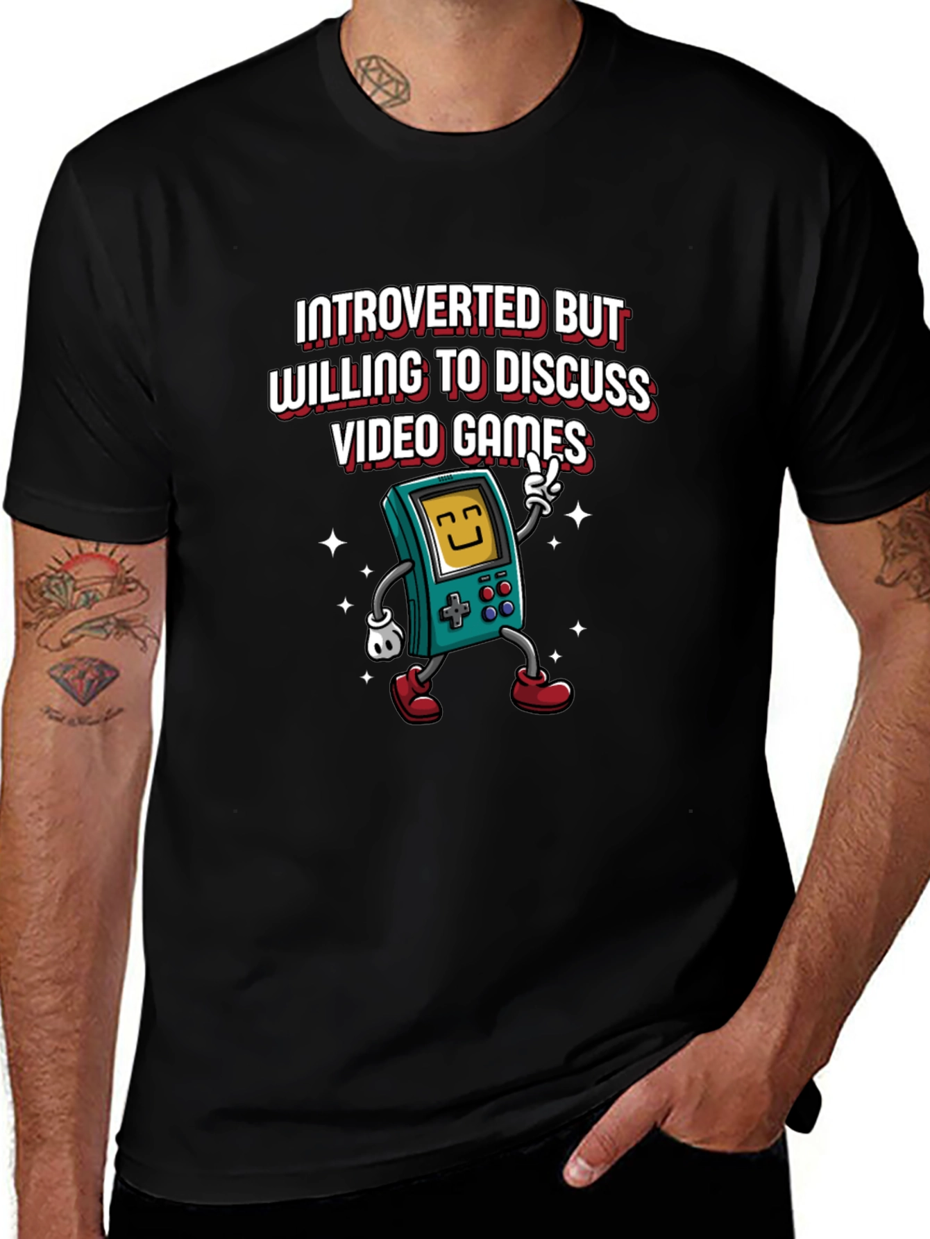 Introverted Gamer T-Shirt: Video Game Lover Apparel