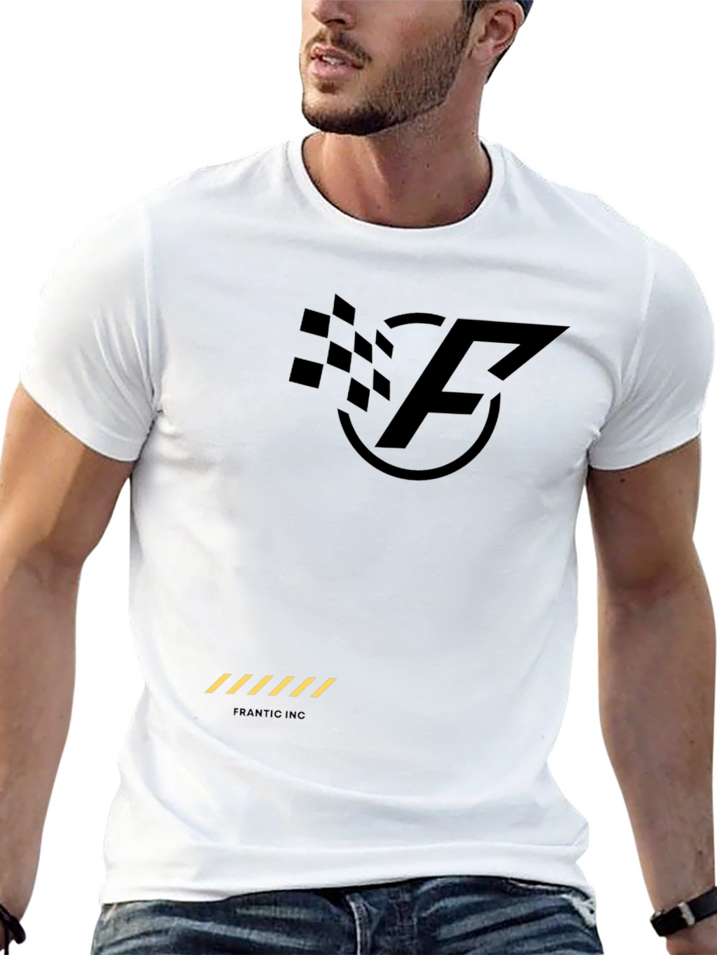 Frantic INC Racing Graphic T-Shirt - Black