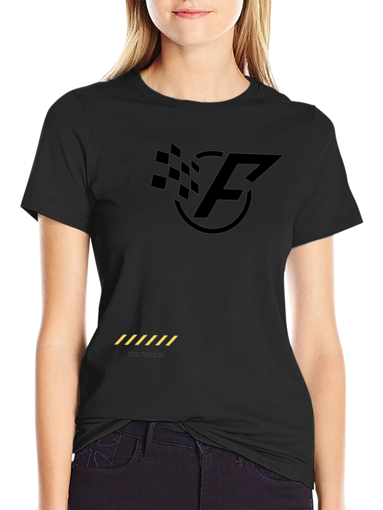 Frantic INC Racing Graphic T-Shirt - Black