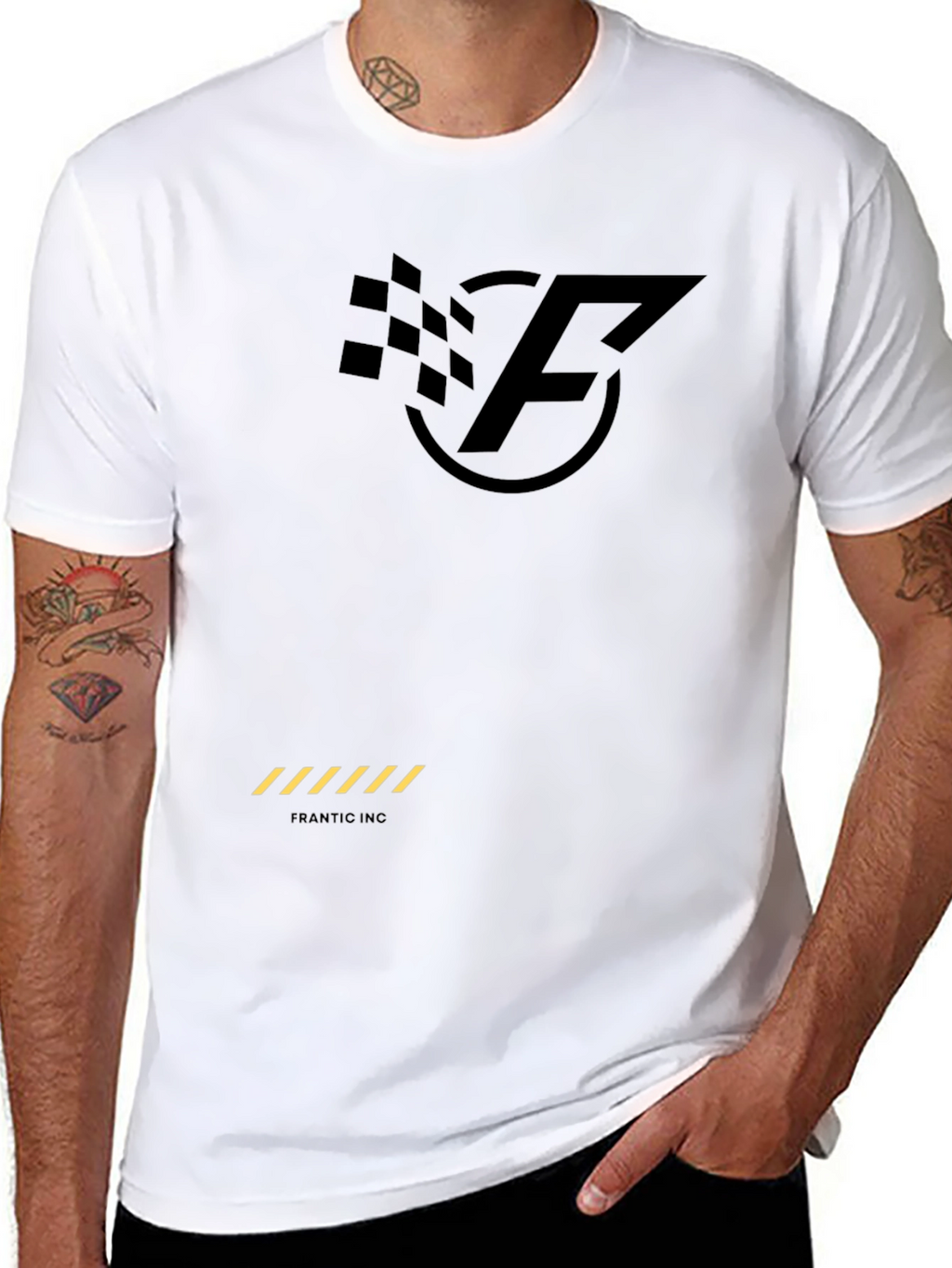 Frantic INC Racing Graphic T-Shirt - Black