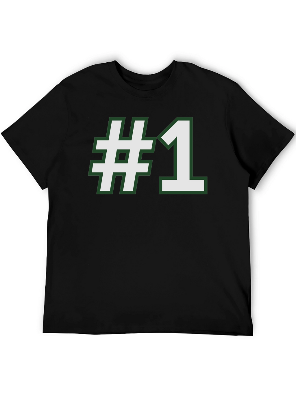 Number One T-Shirt - Black Tee