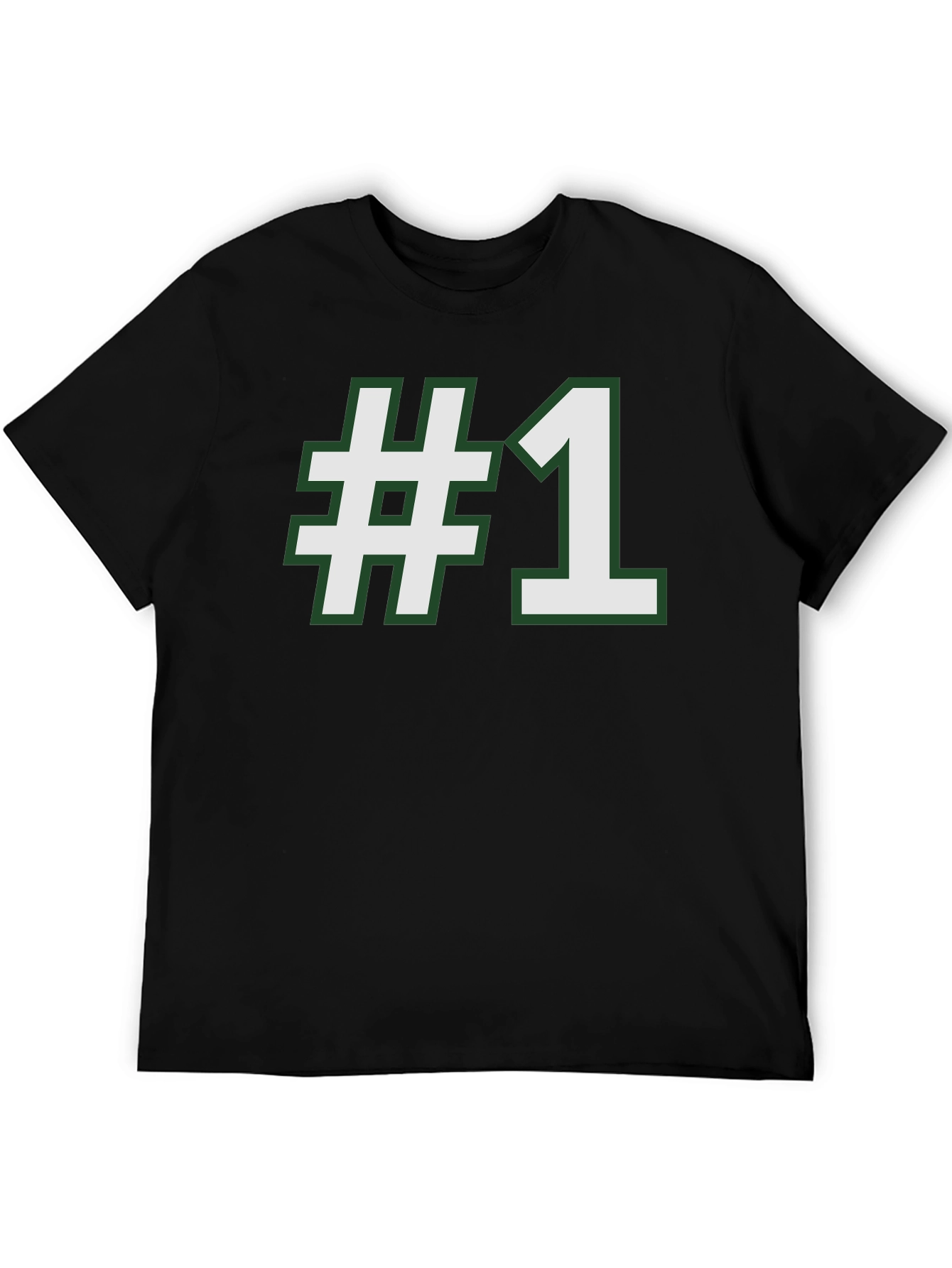 Number One T-Shirt - Black Tee