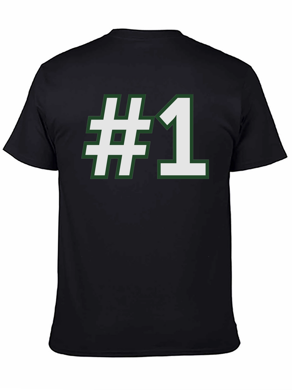Number One T-Shirt - Black Tee