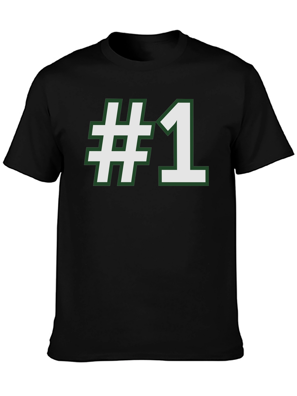Number One T-Shirt - Black Tee