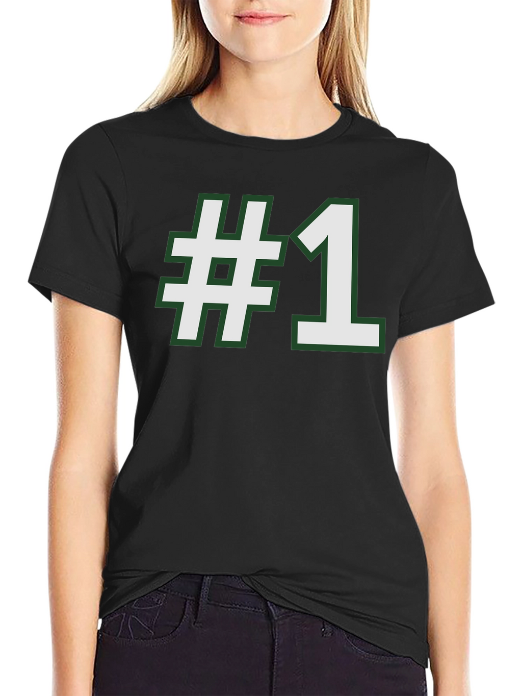 Number One T-Shirt - Black Tee