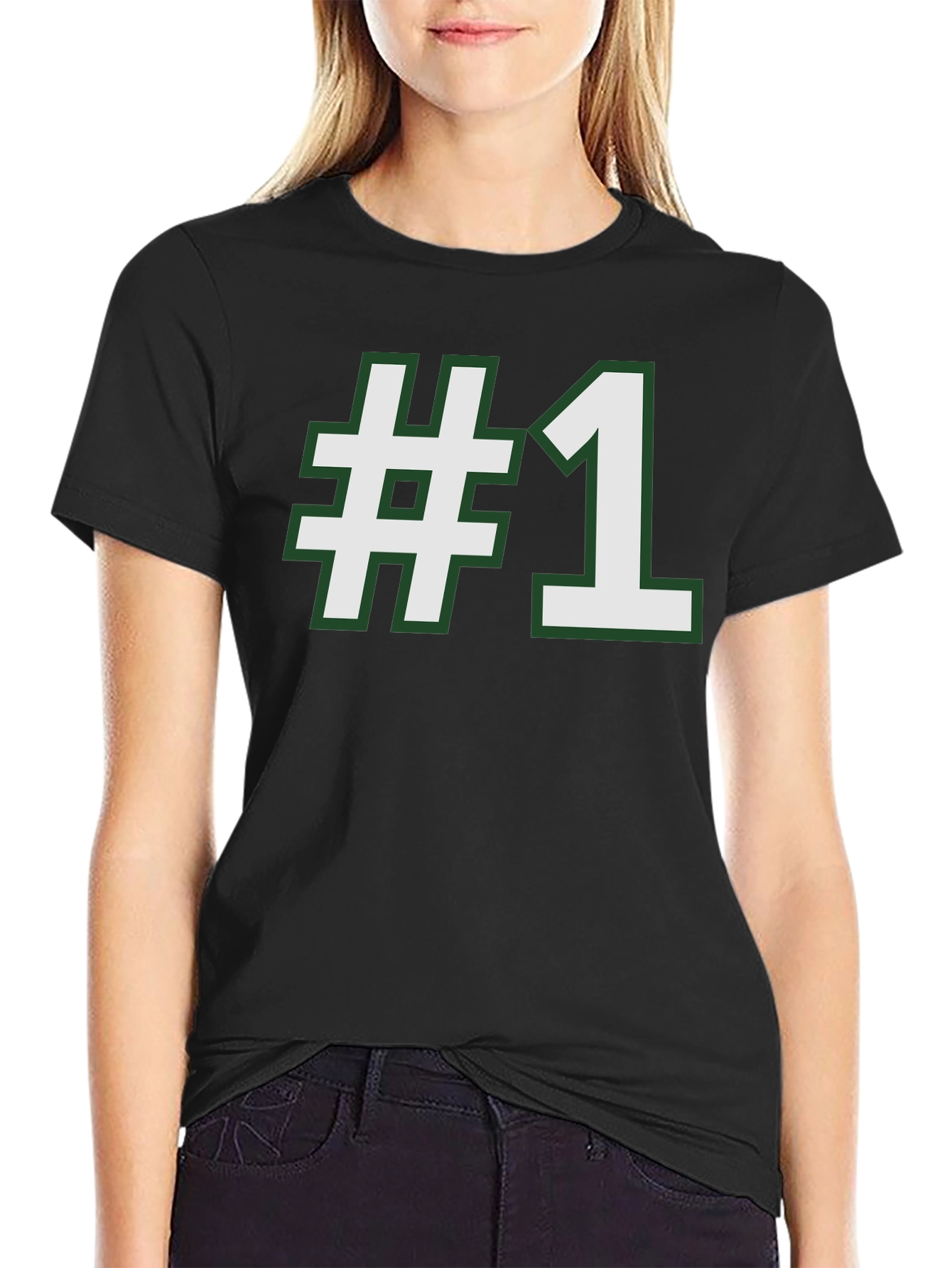 Number One T-Shirt - Black Tee