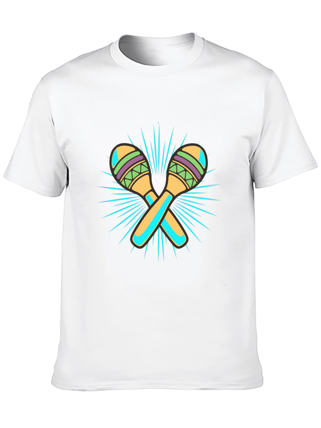 Maraca Graphic Black T-Shirt