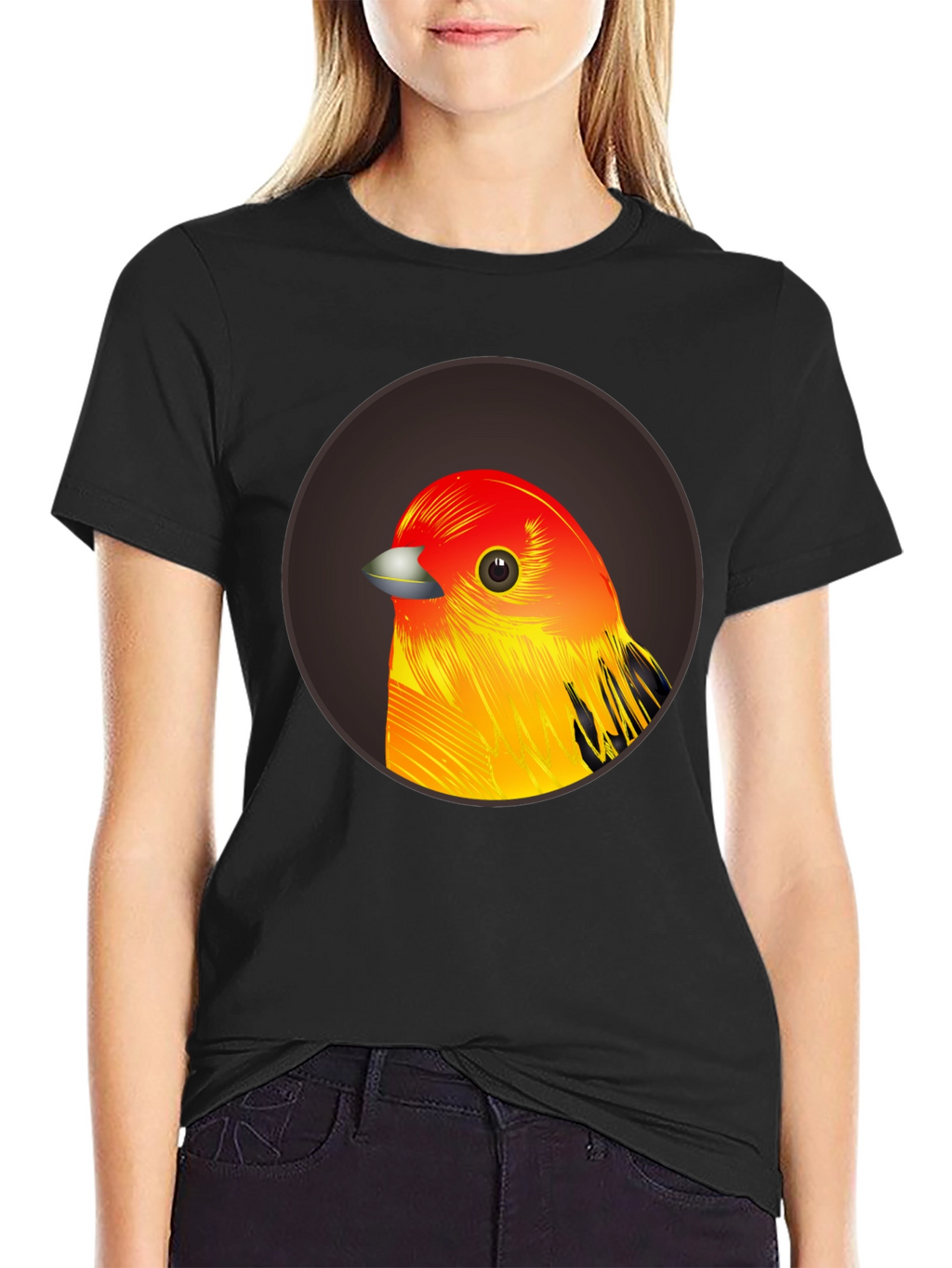 Bird Graphic T-Shirt - Casual Style