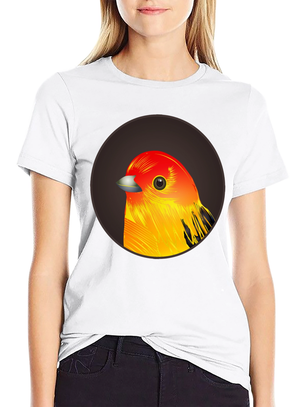 Bird Graphic T-Shirt - Casual Style